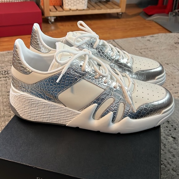 Giuseppe Zanotti Men Talon Metallic Sneakefs - Picture 13 of 14